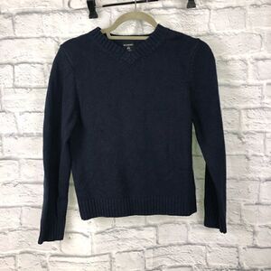 George v-neck sweater boys navy blue sz 10-12